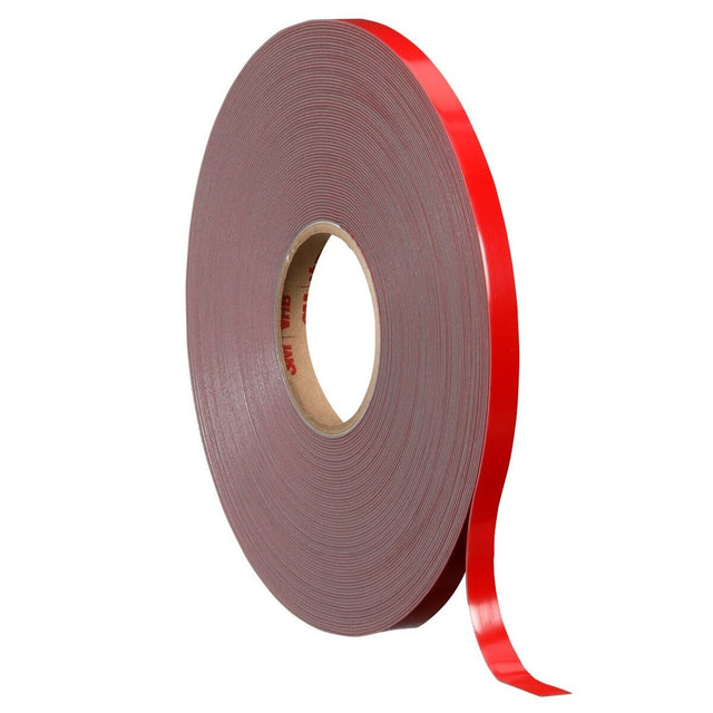 3M 4655 VHB Tape, Dark Gray, 3/4 in x 36 yd, 62 mil (7100109198) (12 Pack)