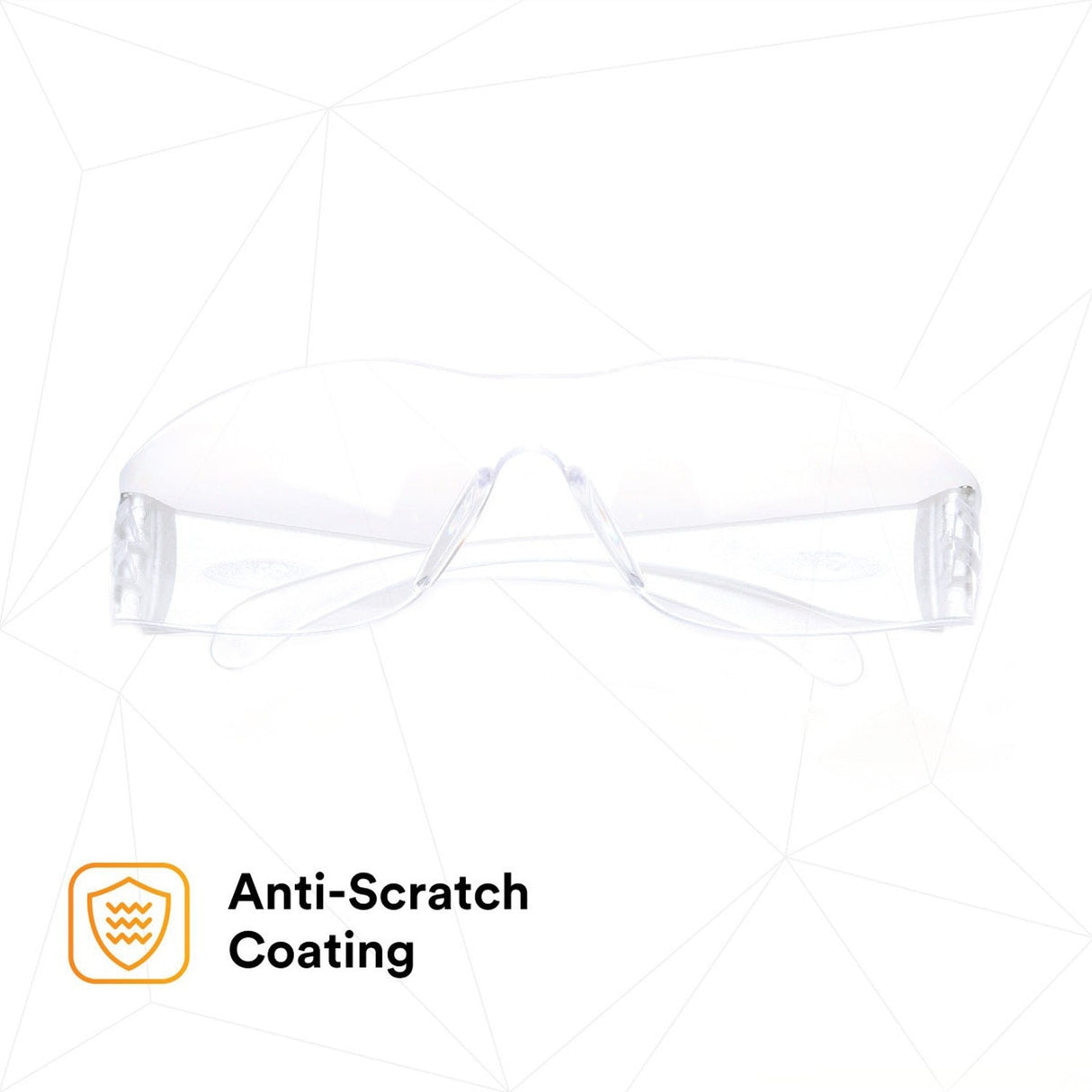 3M 62099 Virtua Safety Glasses Clear Hard Coat Lens Clear Frame Anti-Scratch Wraparound Lightweight (7100109223) (1 Pair) (20 Pack) - 10