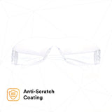 3M 62099 Virtua Safety Glasses Clear Hard Coat Lens Clear Frame Anti-Scratch Wraparound Lightweight (7100109223) (1 Pair) (20 Pack) - 10