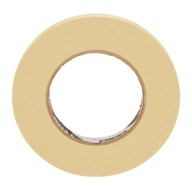 3M 501+ Specialty High Temperature Masking Tape , Tan, 12 mm x 55 m, 7.3 mil (7100109550) (72 Pack)