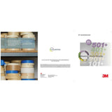 3M 501+ Specialty High Temperature Masking Tape , Tan, 12 mm x 55 m, 7.3 mil (7100109550) (72 Pack) - 10