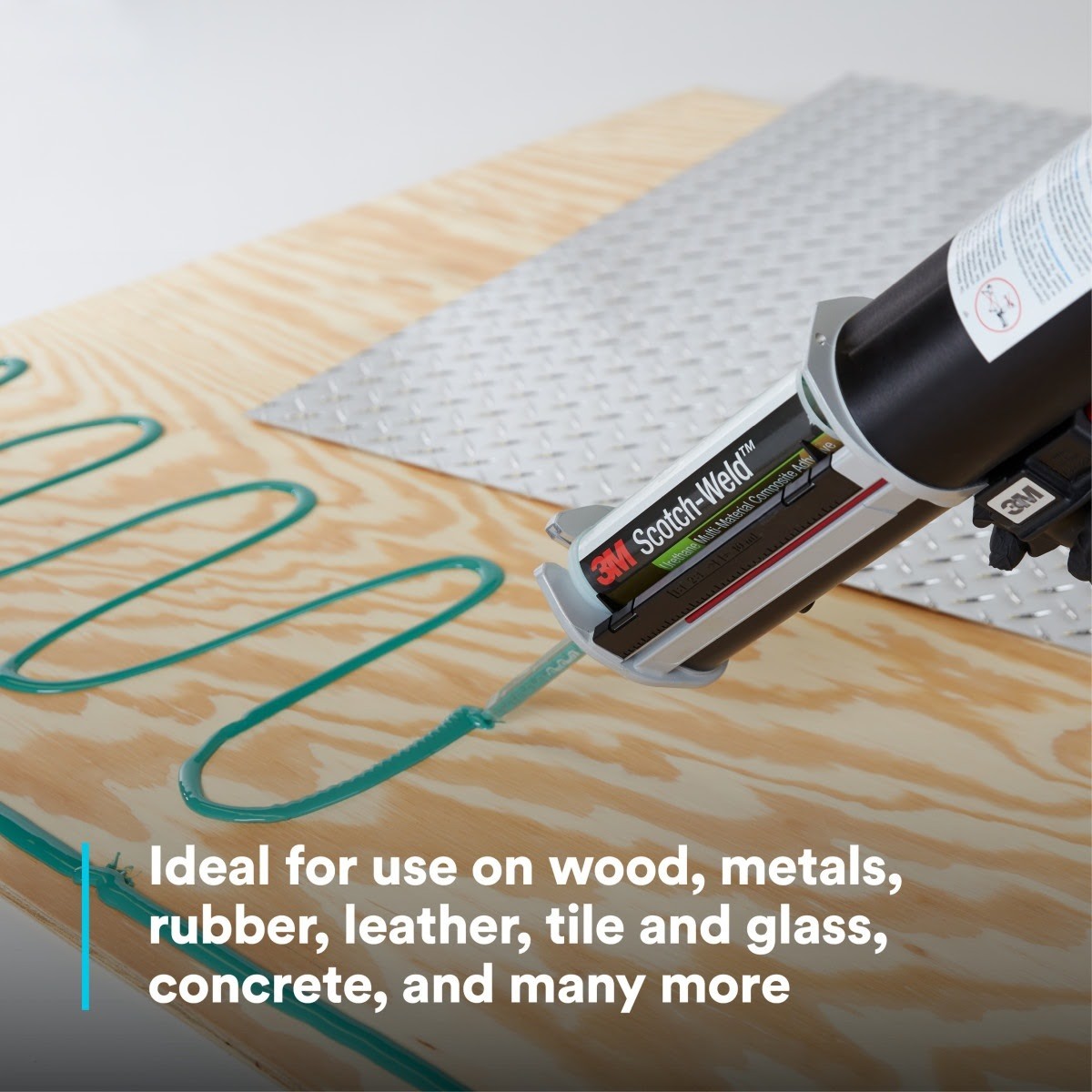3M DP6310NS Scotch-Weld Multi-Material Composite Urethane Adhesive, Green, 400 mL Duo-Pak (7100109830) (6 Pack) - 4