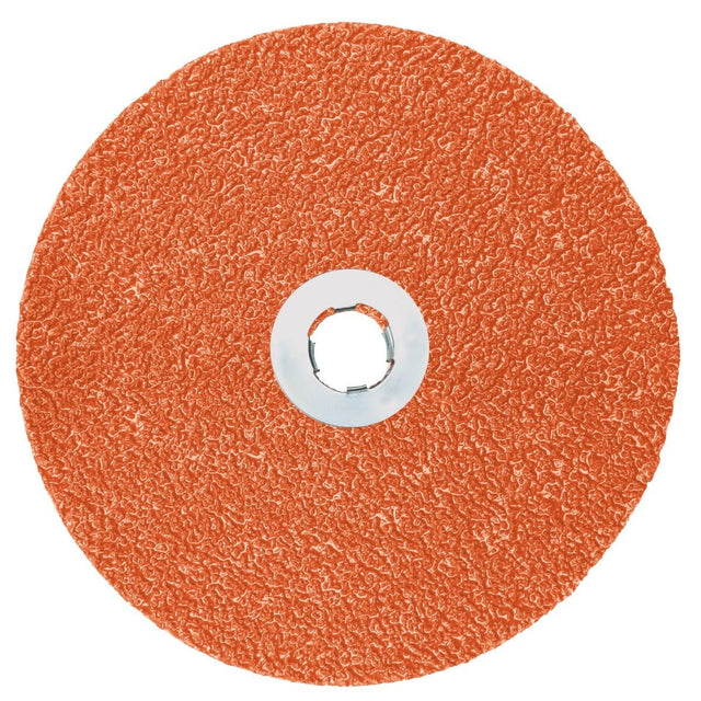 3M Fibre Disc 787C TN Precision Shaped Ceramic 36+ Orange 7 in x 7/8 in for Stainless Steel and High Nickel Alloys (87257) (7100109878) (1000 Pack)