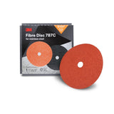 3M Fibre Disc 787C TN Precision Shaped Ceramic 36+ Orange 7 in x 7/8 in for Stainless Steel and High Nickel Alloys (87257) (7100109878) (1000 Pack) - 2