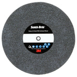 3M DP-UW Scotch-Brite Deburr & Finish PRO Unitized Wheel, 8C Coarse+, 6 in x 1/2 in x 1 in (7100110911) (4 Pack)