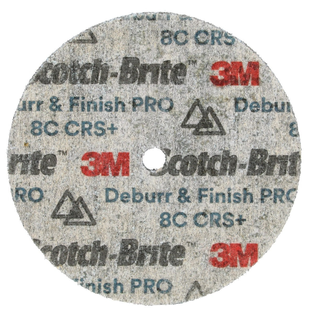 3M DP-UW Scotch-Brite Deburr & Finish PRO Unitized Wheel, 8C Coarse+, 3 in x 1/2 in x 3/8 in (7100110912) (20 Pack) - 3
