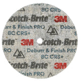 3M DP-UW Scotch-Brite Deburr & Finish PRO Unitized Wheel, 8C Coarse+, 2 in x 1/2 in x 1/4 in (7100111235) (30 Pack) - 2