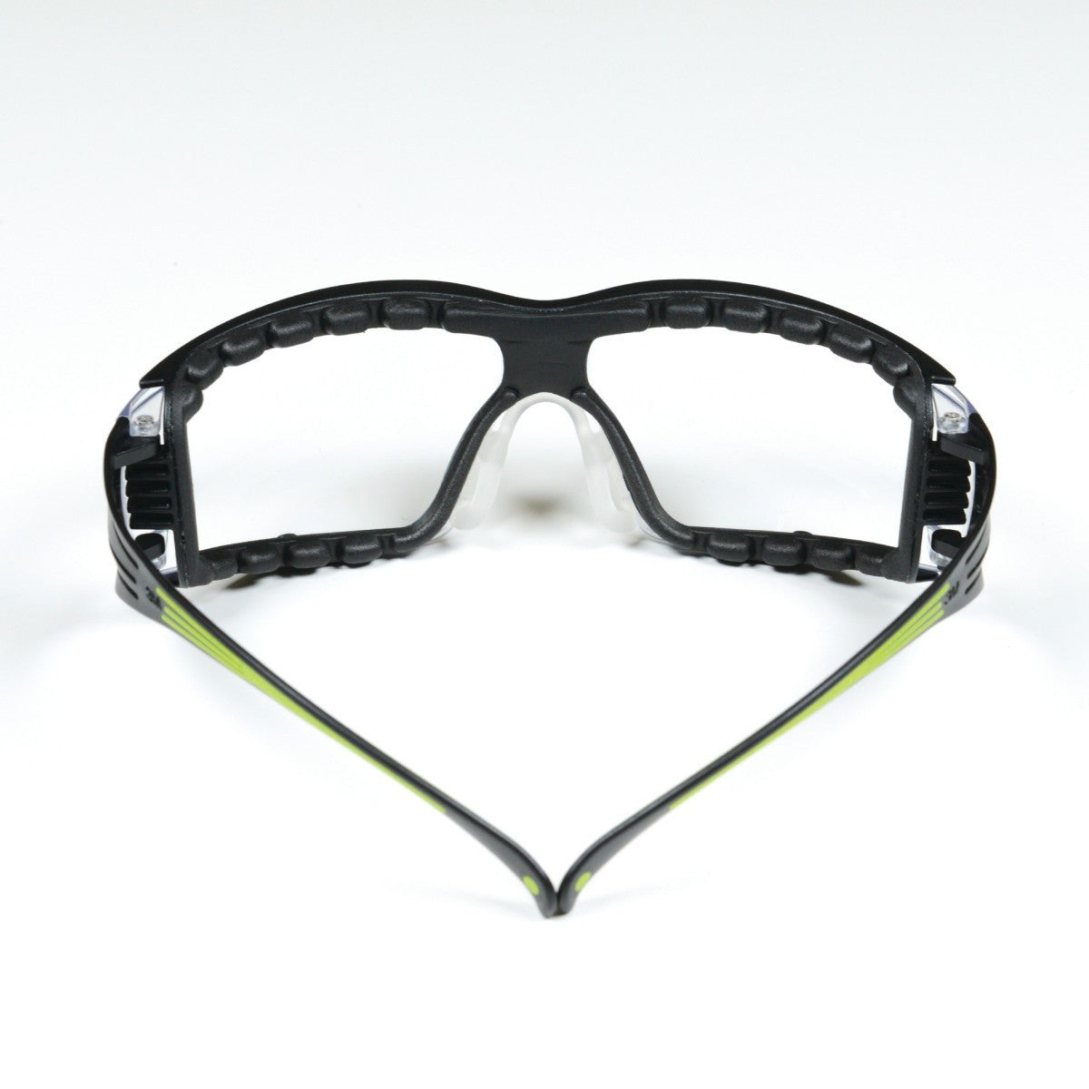 3M SF401AF-FM SecureFit 400 Safety Glasses, Clear Anti-Fog Anti-Scratch Polycarbonate Lens, Green/Black Frame, Foam Gasket, Z87 UV Protection (7100112131) (1 Pair) (20 Pack) - 8