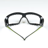 3M SF401AF-FM SecureFit 400 Safety Glasses, Clear Anti-Fog Anti-Scratch Polycarbonate Lens, Green/Black Frame, Foam Gasket, Z87 UV Protection (7100112131) (1 Pair) (20 Pack) - 8