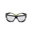 3M SF410AS-FM SecureFit Safety Glasses, Indoor/Outdoor Mirror Anti-Scratch Lens, Green/Black Frame, Removable Foam Gasket, ANSI Z87 UV Protection (7100112223) (20 Pack)