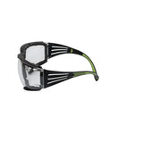 3M SF410AS-FM SecureFit Safety Glasses, Indoor/Outdoor Mirror Anti-Scratch Lens, Green/Black Frame, Removable Foam Gasket, ANSI Z87 UV Protection (7100112223) (20 Pack) - 2