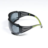3M SecureFit Safety Glasses, Z87 Plus Anti-Fog Anti-Scratch Gray Lens, Green Black Frame, Removable Foam Gasket, Polycarbonate, UV Protection (SF402AF-FM) (7100112244) (20 Pack) - 10