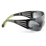 3M SF402AF SecureFit 400 Series Safety Glasses, Anti Fog Anti Scratch, Gray Lens, Black Green Frame (7100112433) (20 Pack) - 9