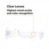 3M 11329-00000-20 Tekk Virtua Anti-Fog Safety Glasses, Clear Frame and Lens (7100112434) - 7