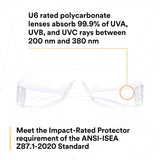 3M 11329-00000-20 Tekk Virtua Anti-Fog Safety Glasses, Clear Frame and Lens (7100112434) - 8