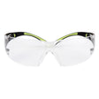 3M SF401AF SecureFit Safety Glasses, 400 Series, Clear Lens, Anti-Fog Anti-Scratch, Green/Black Frame, Polycarbonate, ANSI Z87, UV Protection (7100112435)