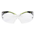3M SF401AF SecureFit Safety Glasses, 400 Series, Clear Lens, Anti-Fog Anti-Scratch, Green/Black Frame, Polycarbonate, ANSI Z87, UV Protection (7100112435)