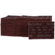 3M PO-HP 7447 Scotch-Brite Hand Pad 7447B Pro, PO-HP, A/O Very Fine, Maroon, 6 in x 9 in (7100112579) (60 Pack)