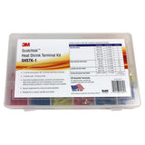 3M Heat Shrink Terminal Kit, Selection of 12 Terminals, Refillable Compact Portable Durable (SHSTK-1) (7100112733) (120 Pieces) (4 Pack) - 2
