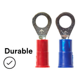 3M HTK-1 Highland Terminal Kit with vinyl insulated ring fork butt splice and disconnect terminals (7100112734) (180 Pieces) (4 Pack) - 4