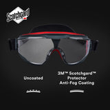 3M GG501NSGAF GoggleGear 500 Series Safety Goggles Clear Anti Fog Lens Neoprene Strap (7100112956) (10 Pack) - 8
