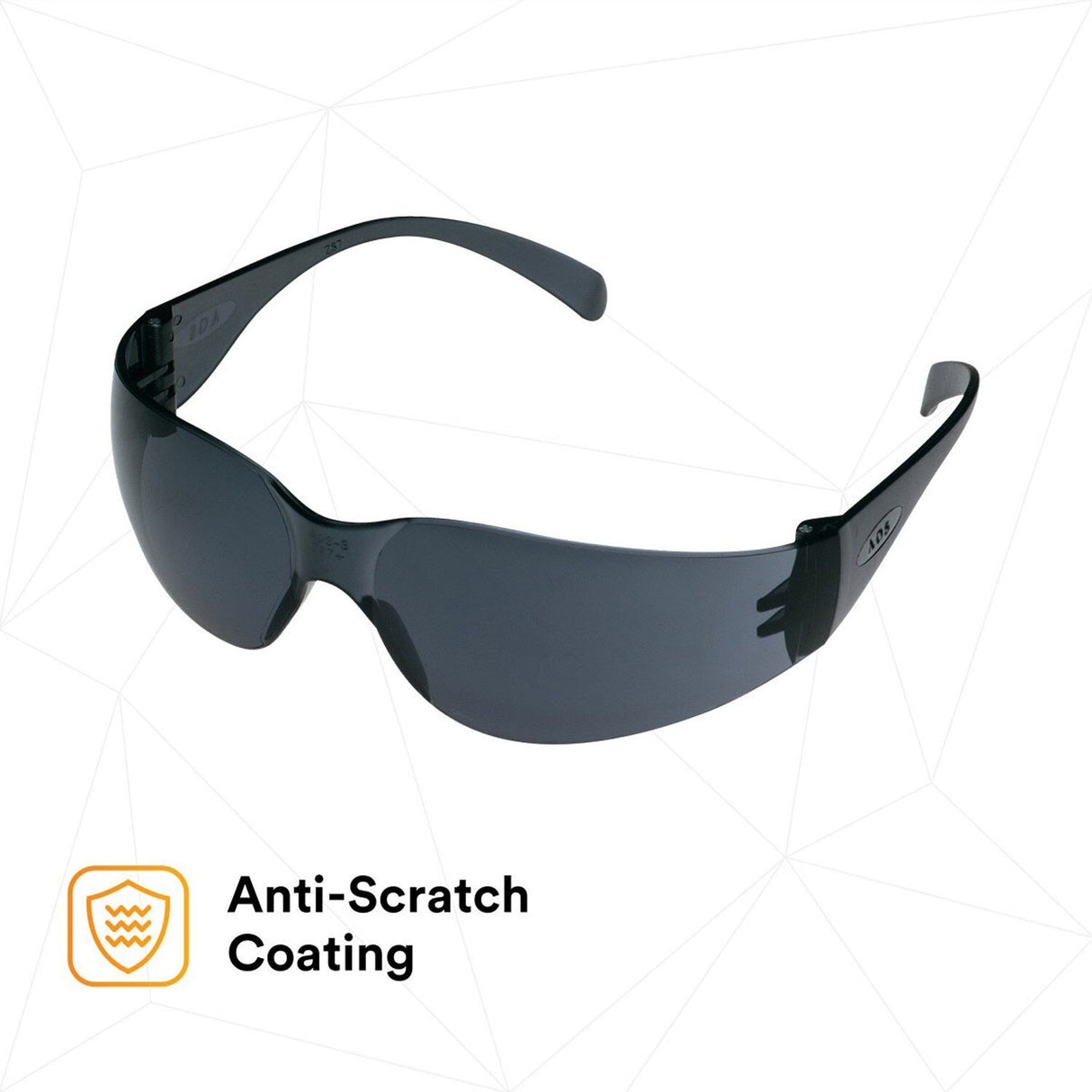 3M 11327-00000-20 11327 Virtua Safety Glasses, Gray Hard Coat Lens, Gray Frame, Unisex, ANSI Z87.1, UV Protection, Wraparound (7100114636) (20 Pack) - 5
