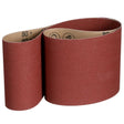 3M 384F Cubitron II Cloth Belt, Aluminum Oxide, 80+ XF-Weight, Maroon, 6 in x 48 in, Film-lok, Single-flex (7100122770) (20 Pack)