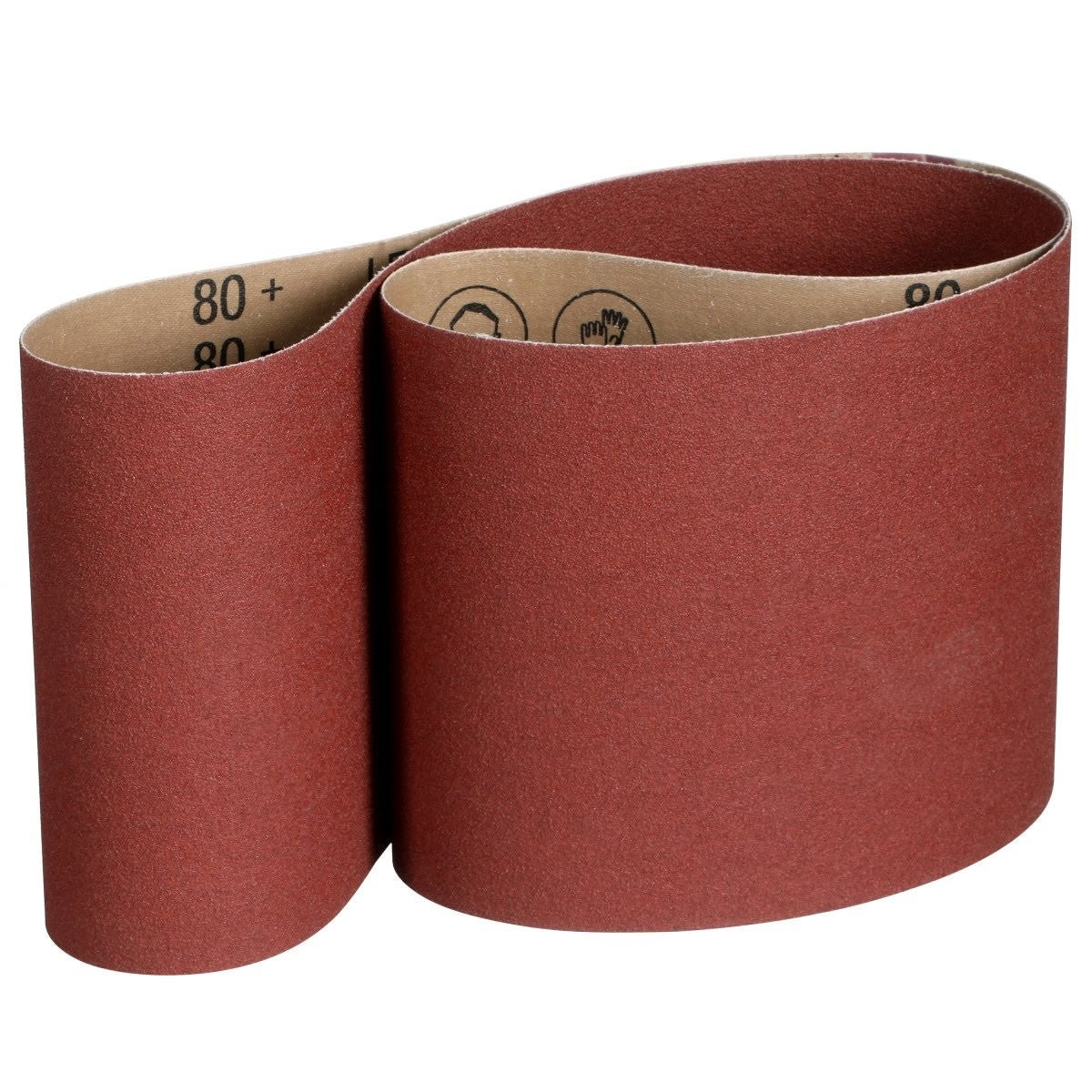 3M 384F Cubitron II Cloth Belt, Aluminum Oxide, 80+ XF-Weight, Maroon, 6 in x 48 in, Film-lok, Single-flex (7100122770) (20 Pack)