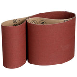 3M 384F Cubitron II Cloth Belt, Aluminum Oxide, 80+ XF-Weight, Maroon, 6 in x 48 in, Film-lok, Single-flex (7100122770) (20 Pack)