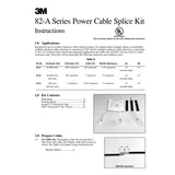 3M 82-A1N Scotchcast Inline Resin Power Cable Splice Kit, Up to 2 AWG, Black (7100123073) - 10