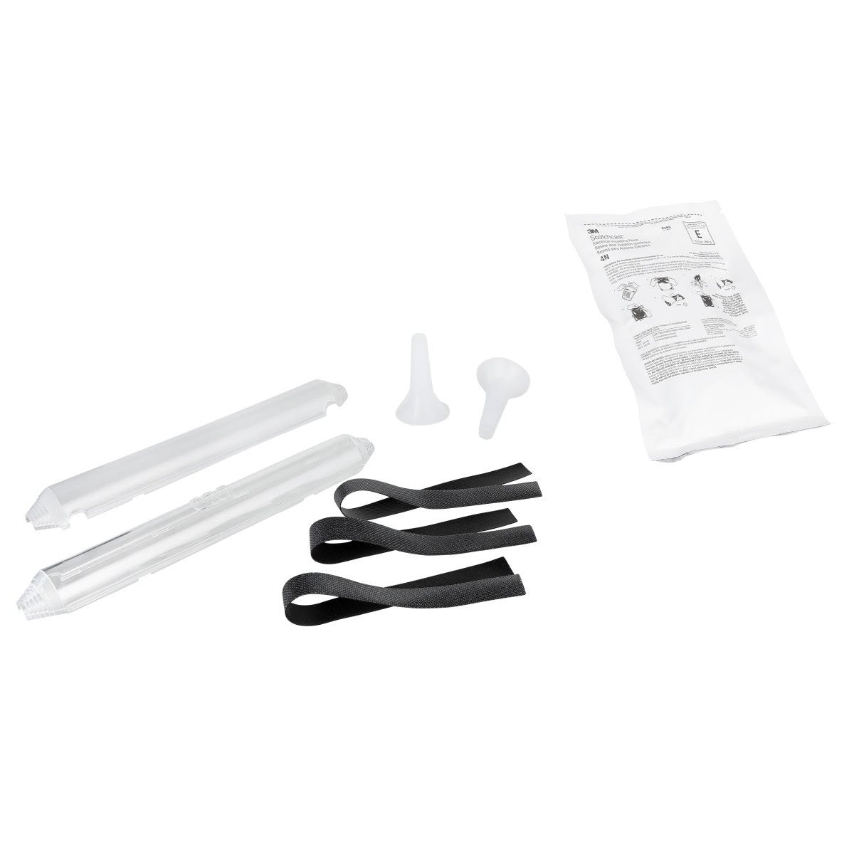 3M Scotchcast Inline Resin Power Cable Splice Kit, 2-3/0 AWG, Black (82-A2N) (7100123110) (10 Pack) - 2