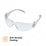 3M 11328-00000-20 11328 Virtua Protective Eyewear I/O Hard Coat Lens, Clear Temple (7100123356) (20 Pack) - 5