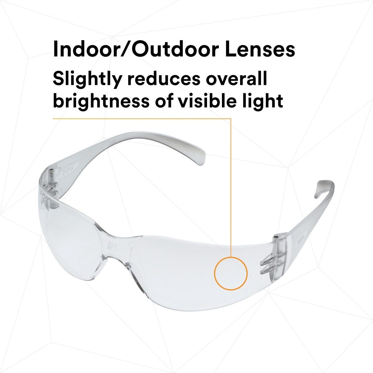 3M 11328-00000-20 11328 Virtua Protective Eyewear I/O Hard Coat Lens, Clear Temple (7100123356) (20 Pack) - 7