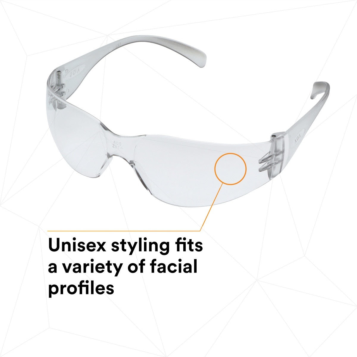 3M 11328-00000-20 11328 Virtua Protective Eyewear I/O Hard Coat Lens, Clear Temple (7100123356) (20 Pack) - 9