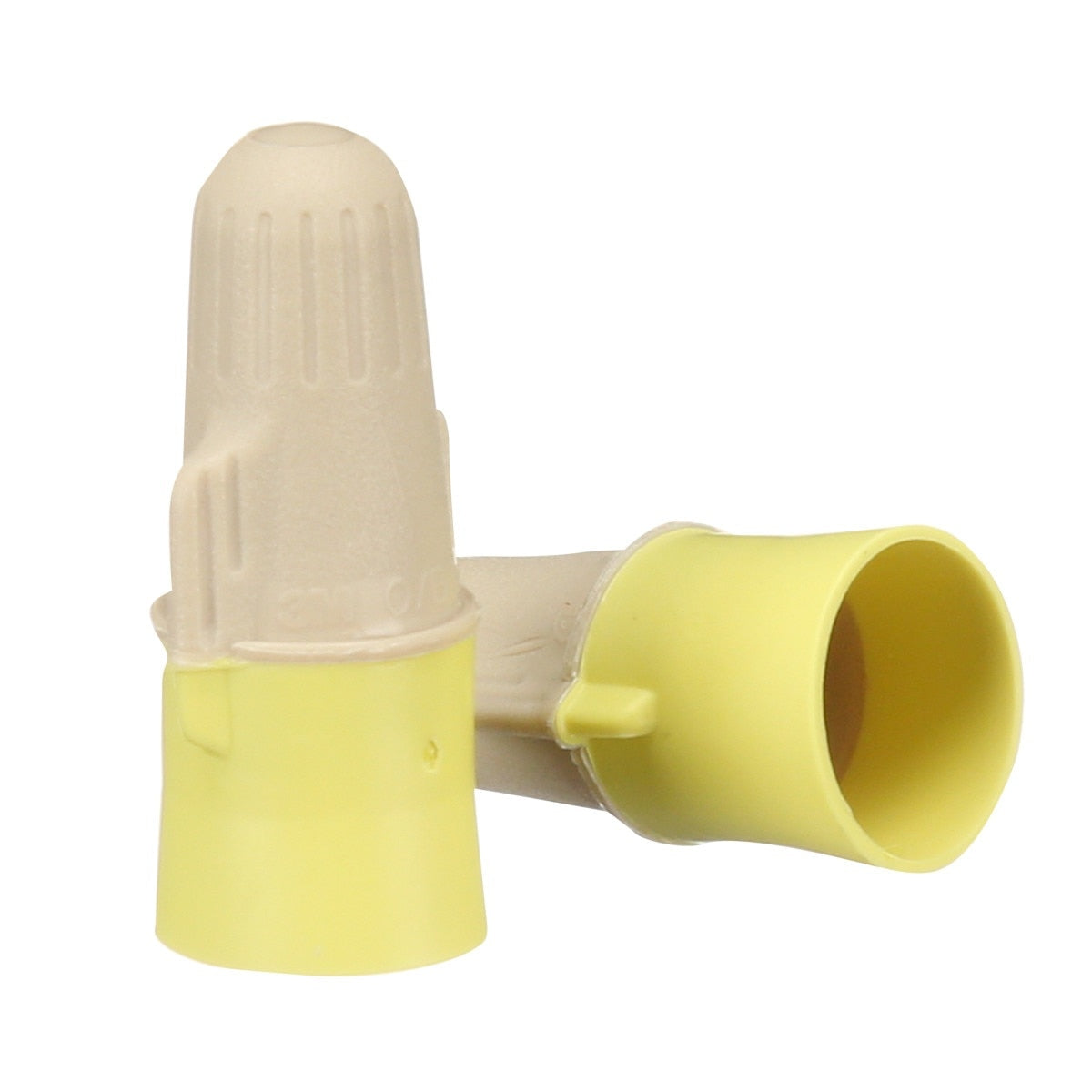 3M T/Y+POUCH Performance Plus Wire Connector, Tan Yellow, Twist On, 22-12 AWG, 600 V (7100127163) (1000 Pack) - 3