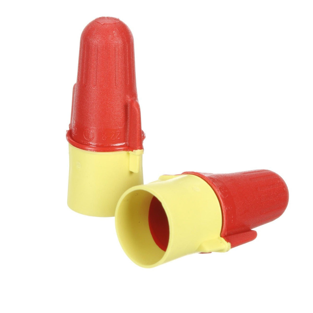 3M R/Y+POUCH Performance Plus Wire Connector Twist-On, Red/Yellow, 22-8 AWG (7100127164) (1000 Pack) - 2