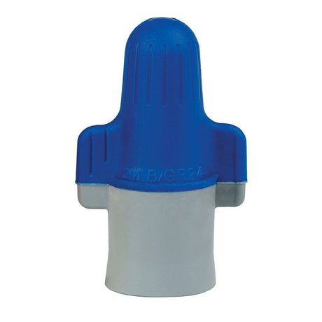 3M B/G+POUCH Wire Connector, Twist On, Blue/Gray, 14-6 AWG (7100127167) (500 Pack)