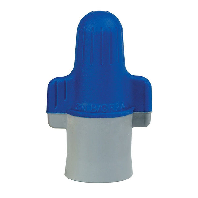 3M B/G+POUCH Wire Connector, Twist On, Blue/Gray, 14-6 AWG (7100127167) (500 Pack)