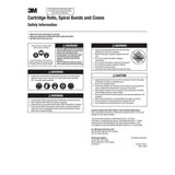 3M 747D Cartridge Roll , CR-ST, 80 X-weight, 3/8 in x 1-1/2 in x 1/8 in, Straight (7100127589) (100 Pack) - 3