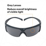 3M SF602SGAF SecureFit Protective Eyewear, Gray Anti-Fog Anti-Scratch Lens, Black Frame, ANSI Z87.1 (7100128690) (400 Pack) - 9