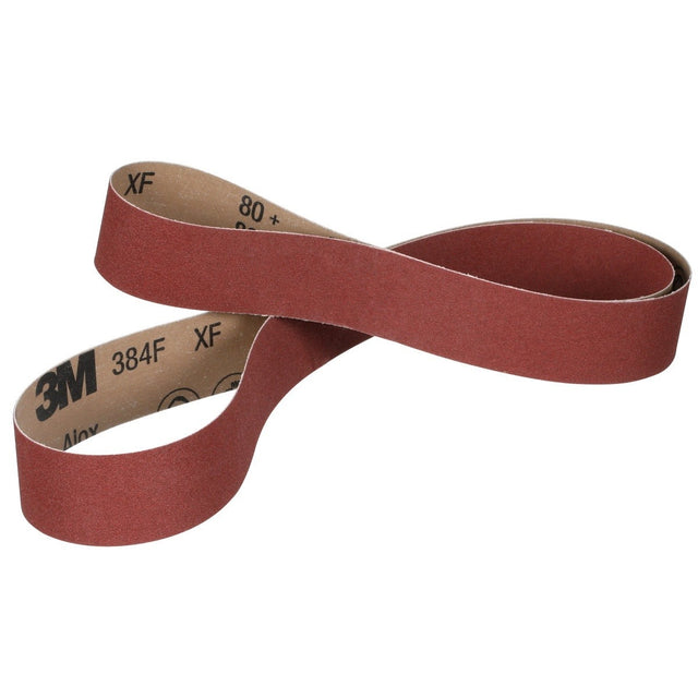 3M 384F Cloth Belt, 3/4 in x 18 in, FAB 80+ XF-weight (7100128752) (200 Pack)
