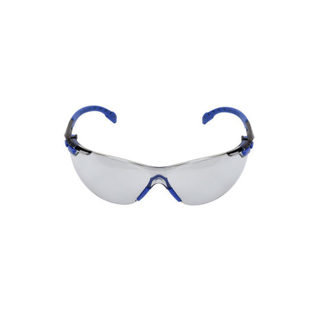 3M S1107SGAF Solus 1000 Series Safety Glasses Scotchgard Anti-Fog Indoor/Outdoor Grey Lens Blue/Black Frame (S1107SGAF) (7100131794) (20 Pack)