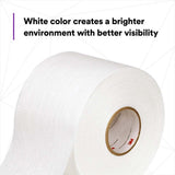 3M 36850 Dirt Trap Protection Material , White Color, Nonwoven, Overspray Protection, Traps Dust and Debris, Clean, 6 in x 300 ft (7100132342) (4 Pack) - 3