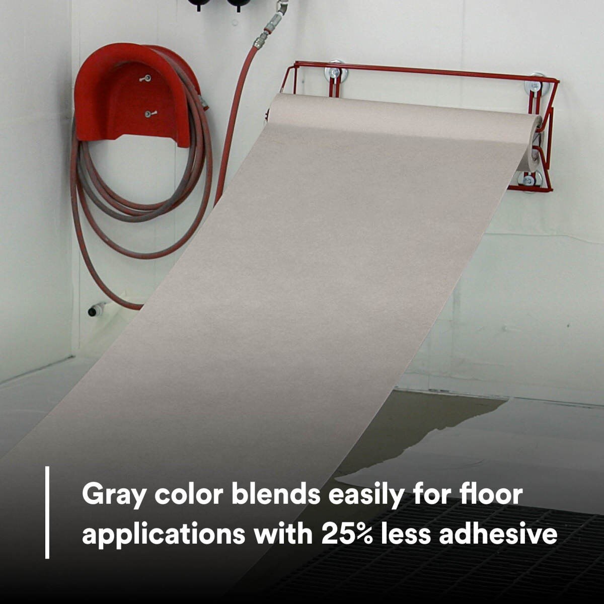 3M 37852 Dirt Trap Protection Material, Nonwoven Overspray Protection Gray 28 in x 300 ft (7100132343) - 7
