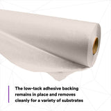 3M 37853 Dirt Trap Protection Material, Gray, Nonwoven, Overspray Protection, 56 in x 300 ft (7100132344) - 4