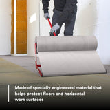 3M 37853 Dirt Trap Protection Material, Gray, Nonwoven, Overspray Protection, 56 in x 300 ft (7100132344) - 9