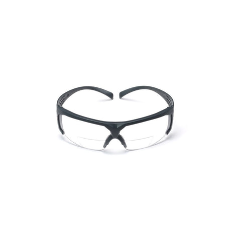 3M SF625SGAF SecureFit Safety Glasses, Clear Scotchgard Anti Fog Anti Scratch Lens, +2.5 Diopter, Gray Temples (7100132360) (20 Pack)