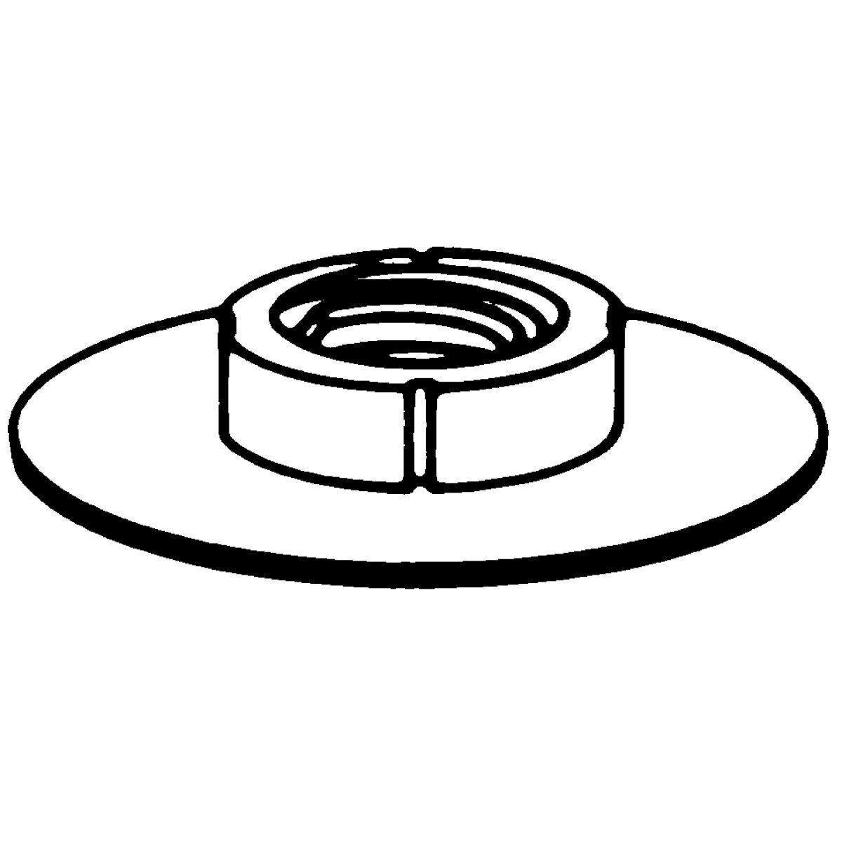 3M 77728 Roloc Disc Pad TS and TSM, Hard 1-1/2 in 1/4-20 Internal (7100132673) (5 Pack) - 3