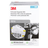 3M 46457 8210 Particulate Respirator N95 Cup Style Disposable, Standard Size (7100132742) (160 Pack) - 8