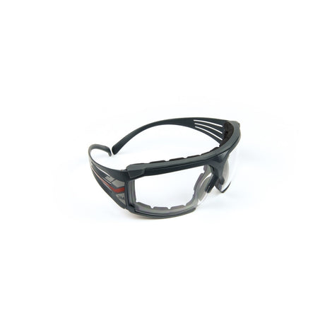 3M SF601SGAF-FM SecureFit Safety Glasses, Clear Scotchgard Anti-Fog Lens, Black Frame (7100133322) (20 Pack)